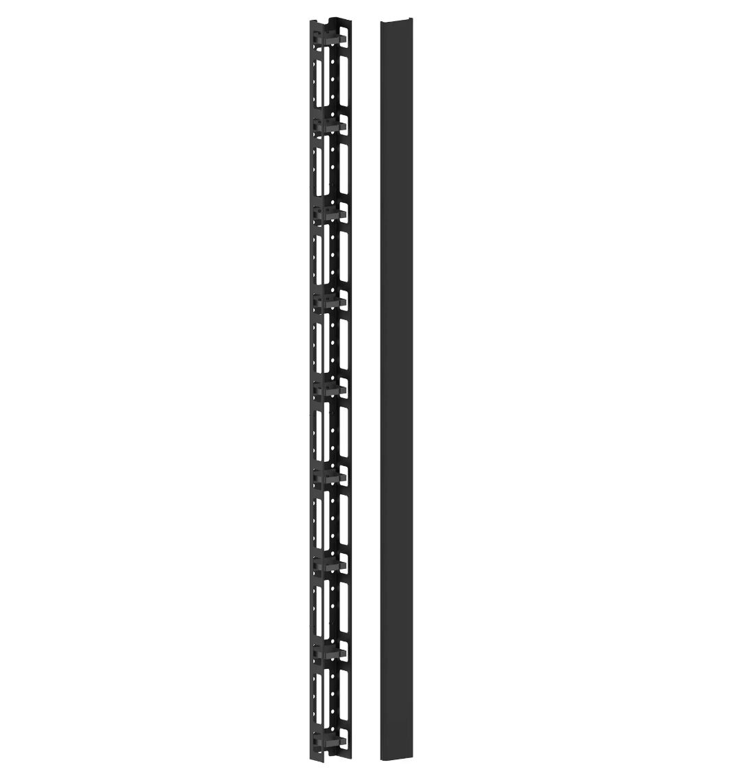 Socamont - Goulotte 42U pour Baie Ligne 500 et 800 larg. 800mm - Noir (réf. 71158) - photo 2