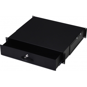Ekivalan - Tablette fixe avec tiroir - H88xL482xP405 - Noir (réf. BEACCTIR2U40BL)