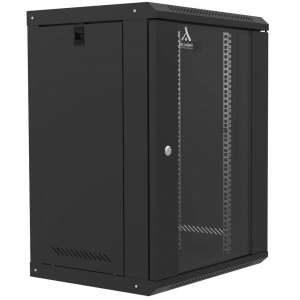 Socamont - Coffret Réseau Ligne 60 - 19" - 15U - H730xL600xP450 - Noir - Monté - Simple Verre (réf. 61564MSV)