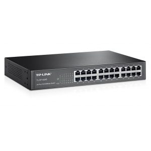 Switch 24 Ports 10/100 Mbps - Non Manageable - Rackable - TL-SF1024D