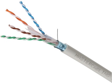 Ekivalan - Câble Réseau RJ45 - CAT 6 - F-UTP - LSOH - 100Ohms - AWG23/1 - 500M (réf. MCC6FUTP4PL 500)