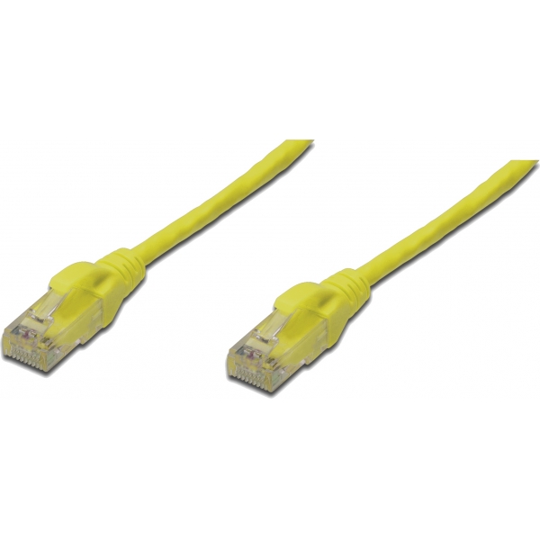 Ekivalan - Cordon RJ45 - Catégorie 6A S/FTP - LSZH - 0,5M - Jaune (réf. RJ6ASF2SJ0,5) - photo 1