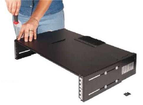 Plaque de toit ou fond pour rack muraux Ekivalan - Lot de 2 (réf. CEEMTBP5225BL) - photo 1