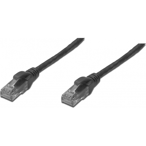 Ekivalan - Cordon RJ45 - Catégorie 6A S/FTP - LSZH - 0,5M - Noir (réf. RJ6ASF2SN0,5) - photo 1