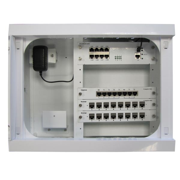 Socamont - Coffret multimédia switch+ 10/100 (réf. 36002) - photo 1