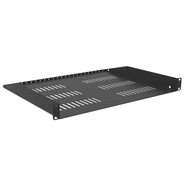 Socamont - Plateau modem - Charge : 18Kg - 1U - Prof. 381mm - Noir (réf. 71134) - photo 1
