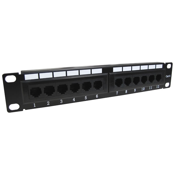 Socamont - Panneau de brassage 10'' équipé CAT6 FTP 12 ports (réf. 71660) - photo 1