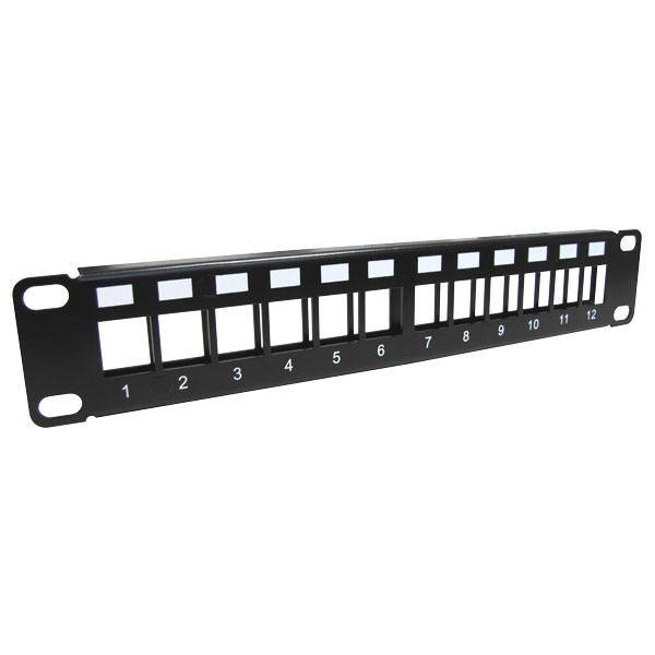 Socamont - Panneau de brassage 10'' Keystone 12 ports (réf. 71661) - photo 1