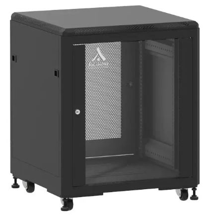 Socamont - Baie serveur Ligne 500 - 19" - 12U - H740xL600xP600 - Noir - Monté - SV/SA/PL (réf. 51266MSVSAPL) - photo 1