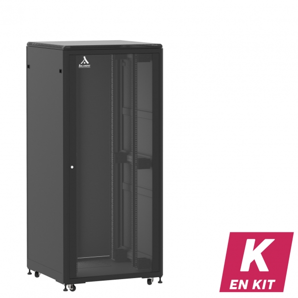 Socamont - Baie serveur Ligne 500 - 19" - 36U - H1807xL800xP800 - Noir - En Kit - SV/DP/PL (réf. 53688KSVDPPL) - photo 1