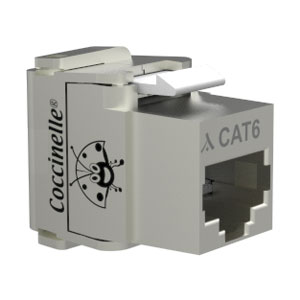 Socamont - Connecteur Rj45 Jack Coccinelle One Pouce Keystone - CAT 6 FTP (réf. 71325)