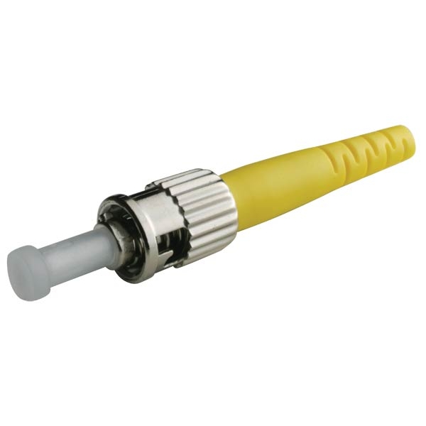 Connecteur optique ST monomode, Type : Simplex, Ø fibre : 3mm