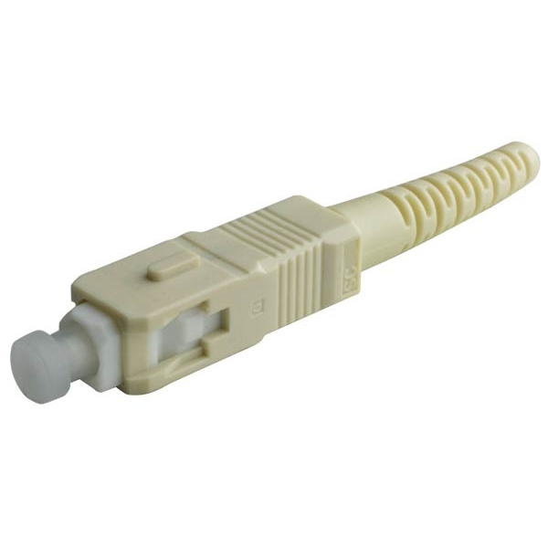 Connecteur optique SC multimode, Type : Simplex, Ø fibre : 2mm