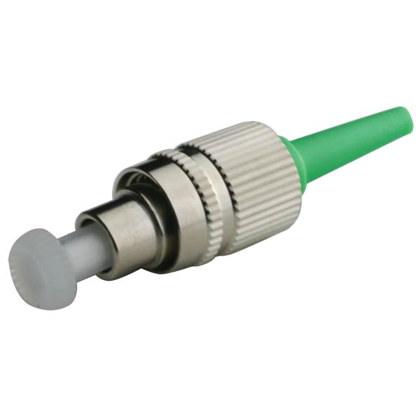 Connecteur optique FC monomode APC, Type : APC simplex, Ø fibre : 900µm